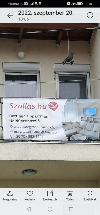 Bettina47 Apartman Hajdúszoboszló 외부 사진